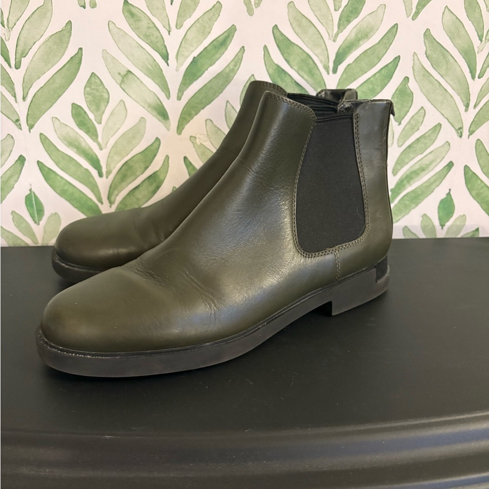Camper Iman Olive Green Chelsea Ankle Boots Size 41/10- SOLD OUT